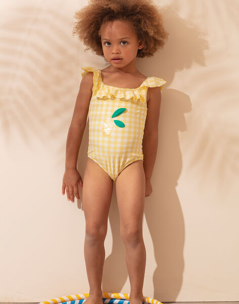 Maillot De Bain Vichy Petite Fille Collection Bain De Mer Enfant Sergentmajor