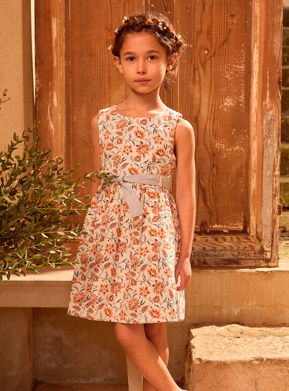 Robe réversible à fleurs MLOROBETTE / 25E2PFP2ROB622