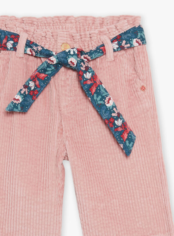 Pantalon en velours côtelé DATORY / 22H1BFZ1PAN301