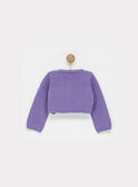 Cardigan violet NAORAURE / 18E1BFJ1CAR712
