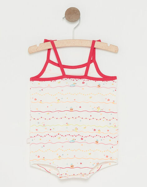 Barboteuse Imprimee Ecrue Bebe Fille Ensemble Combinaison Et Salopette Bebe Sergentmajor
