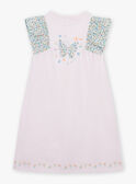 Chemise de nuit rose à imprimé papillons FLODETTE / 23E5PF32CHN328