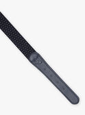 Ceinture élastique bleu marine à pois enfant garçon CIBELTAGE / 22E4PGH1CEN070