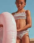 Maillot de bain 2 pièces écru à imprimé fleuri FRYLASETTE / 23E4PFM2D4L001