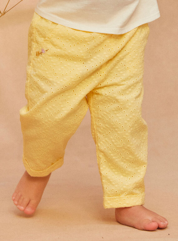 Pantalon Jaune KALOUNA / 24E1BFD1PANB104