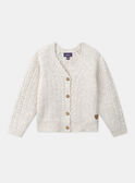 Cardigan Ecru chiné LUCARDETTE / 24H2PFM1CAR006