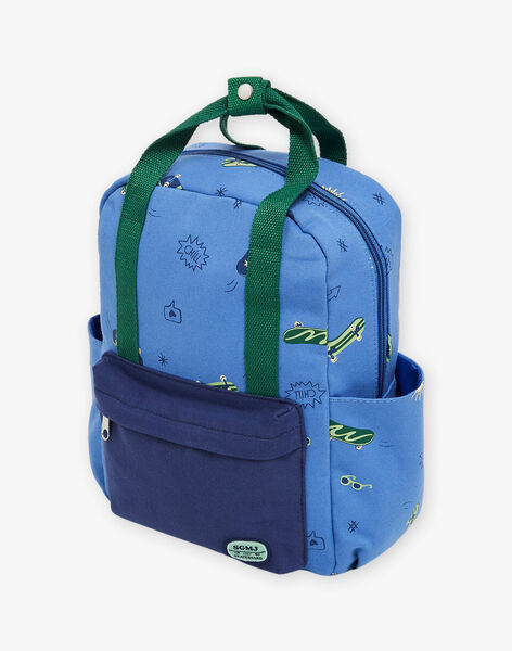 Sac à dos bleu fantaisie FUPACKAGE / 23E4PGN1BESC233