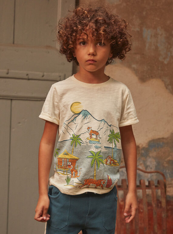 Tee Shirt Manches Courtes Orange KROBIAGE / 24E3PGE1TMCF519