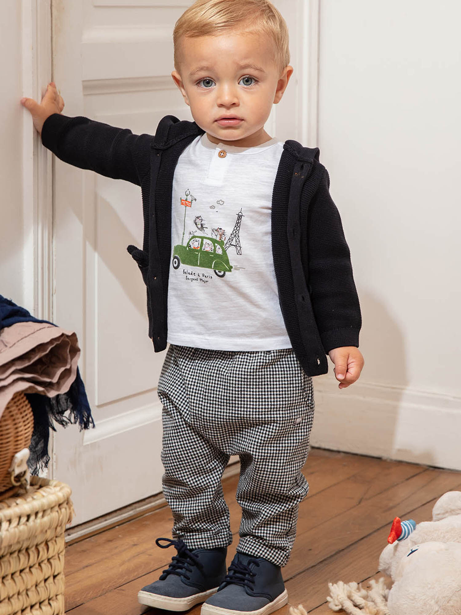 Pantalon garcon a clearance carreaux