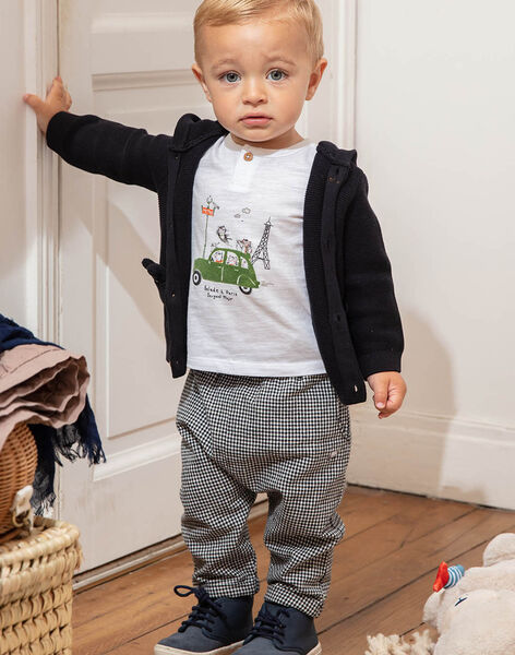 Pantalon A Carreaux Noir Bebe Garcon Ensemble Combinaison Et Salopette Bebe Sergentmajor
