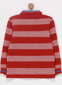 Polo rouge PAPOLAGE / 18H3PG41POL510