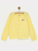 Cardigan jaune  RADOISETTE / 19E2PF61CARB105