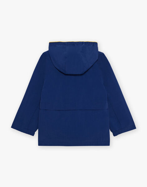 Parka bleu roi à capuche FRAPARKAGE / 23E3PG51IMPC209