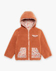 Veste réversible à capuche marron DRIPOETTE 2 / 22H2PFV1CAP821