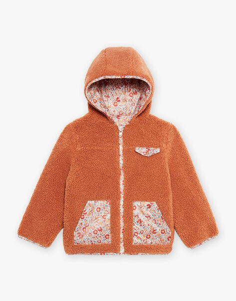 Veste réversible à capuche marron DRIPOETTE 2 / 22H2PFV1CAP821
