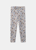 Legging fleuri  doublé polaire  LARELETTE / 24H2PFS1LGA002