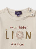 Tshirt à manches longues lion MAACHILE / 25E1BG71TML114