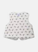 Cardigan sans manches Ivoire LATIFENE / 24H1BFT1CSM005
