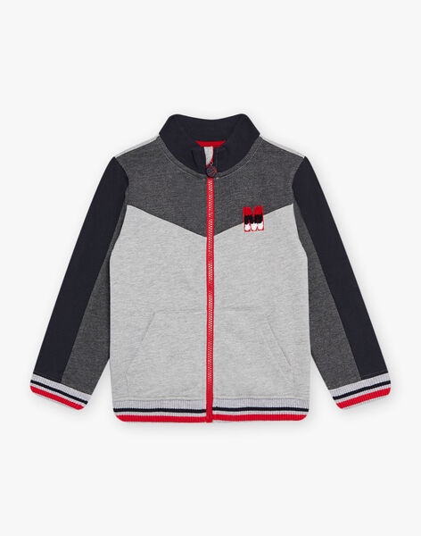 Haut de jogging gris et rouge basket DIBOAGE A SUPP / 22H3PGL1JGHJ921