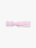 Bandeau écru à imprimé vichy FASINDY / 23E4BFS2BAN001