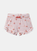 Ensemble tshirt et short rayés MIYAELLE / 25E1BFS1ENS001