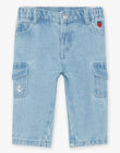 Jean en denim style cargo FACEAN / 23E1BGB1JEAP269