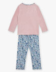 Ensmble pyjama T-shirt et pantalon en velours DOUPETTE / 22H5PFW3PYJ303