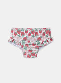 Culotte de bain imprimé fraise MITAHIS / 25E4BFC4MAI001
