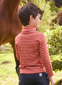 Sous-pull Rayé Orange LARAYAGE / 24H3PGR1SPL400