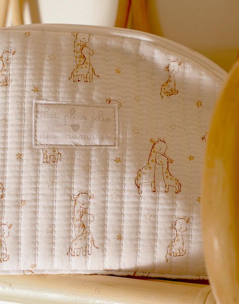Trousse écrue Girafe FOUNTAIN / 23E0AM61TRN000