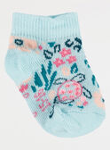 Chaussettes basses à fleurs NACELINE / 18E4BFS1SOBC216