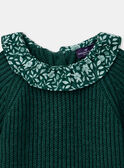 Pull à col  fleuri LALINA / 24H1BFO1PULG618