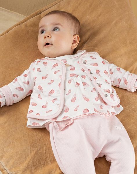 Veste réversible rose bébé fille DOLLY / 22H0CFH1VES307