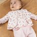Veste réversible rose bébé fille