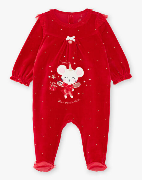 Grenouillere Rouge Et Bandeau Bebe Fille Pyjama Et Grenouillere Bebe Sergentmajor