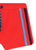 Maillot de bain rouge motif requin enfant garçon CYBOXAGE / 22E4PGO1MAIF509