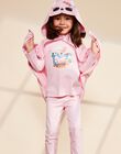 Pyjama deux pièces rose pâle en coton avec cape tête de koala FLOPOETTE 2 / 23E5PF42PYT030