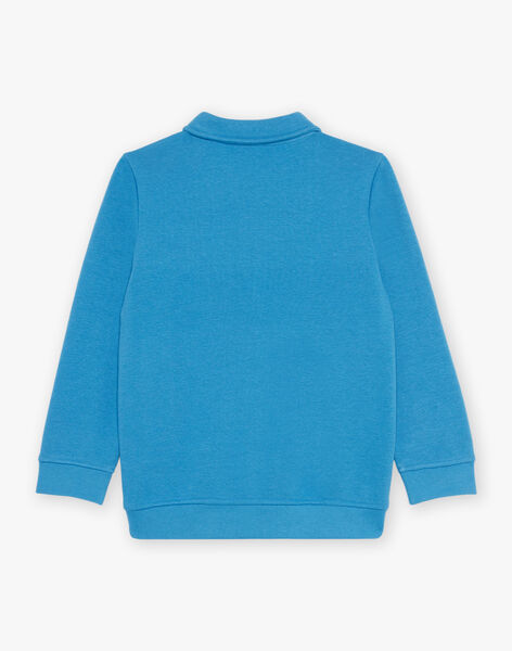 Sweat Marin bleu à col zippé FOVARAGE / 23E3PGC1SWE201