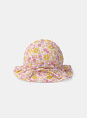 Chapeau UPF 50+ imprimé fleuri MITANIA / 25E4BFC1CHA001