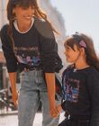 Sweat Camille Witt marine à paillettes - Maman DOSWEF / 22H2FFT1SWE705