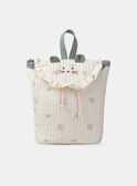 Sac à dos souris en gaze de coton MAIVANA / 25E4BF91BESA001
