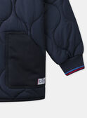 Veste bleu marine matelassé Garçon NOVESTAGE / 25H3PGP1VTG705