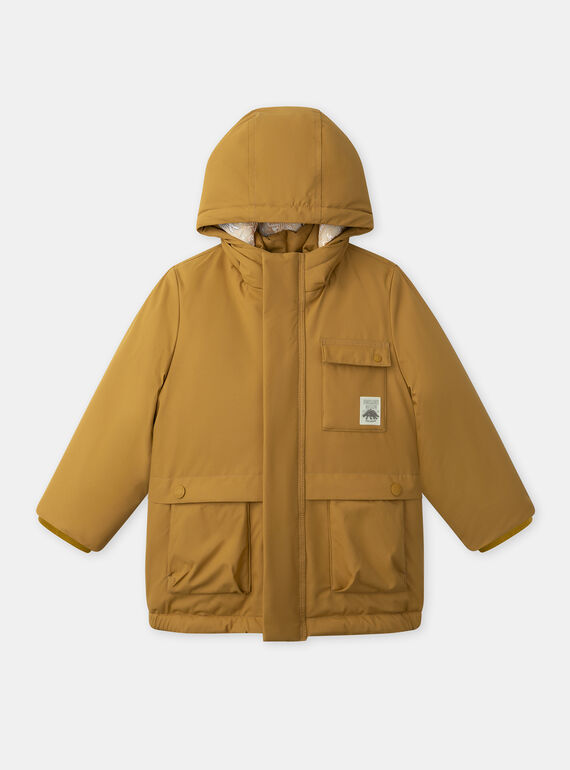 Parka 2 en 1 jaune ou beige sans manches Garçon NINODAGE / 25H3PGE3PARI821