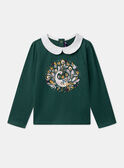 Tee Shirt Manches Longues Vert LYCOLETTE / 24H2PFO1TMLG618