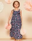 Robe longue bleu marine à imprimé fleuri FRULUETTE 1 / 23E2PFX2RBS070