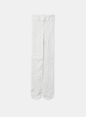 Collants microfibre écru à coeur MOMOUETTE / 25E4PFJ1COL001