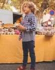 Chemise blanches à carreaux FECHEMAGE / 23E3PGB1CHMC243
