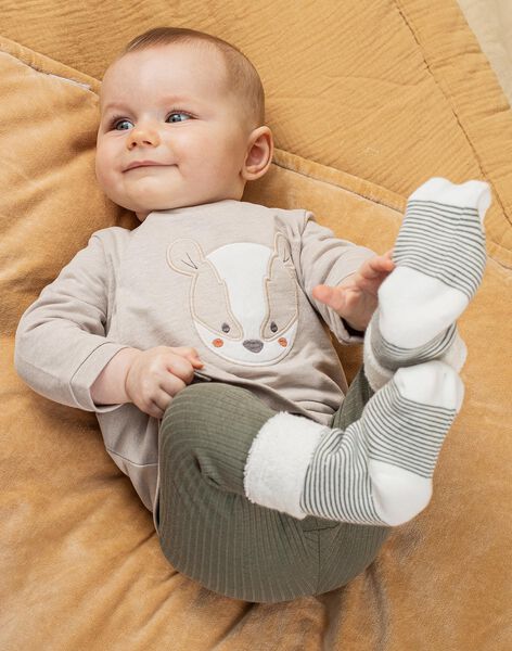 Ensemble sweat et legging bébé garçon DOMITIEN / 22H0CGH3ENSA011
