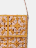 Sac orange en crochet  MLOSAKETTE / 25E4PFP1BESE413