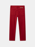 Pantalon Rouge NOCINAGE / 25H3PGP1PAN510